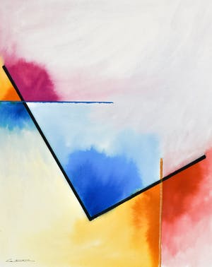 Niet of onleesbaar gesigneerd - Kleurrijk geometrisch kopen? Bied vanaf 1!