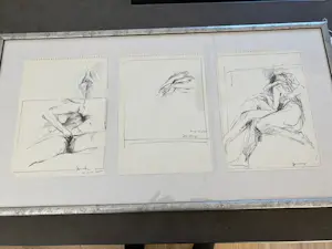Jan Asselbergs - 3 tekeningen in inkt (orgineel werk!) erotische voorstellingen kopen? Bied vanaf 249!