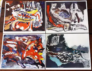 Karel Appel - 15 reproducties in kleur kopen? Bied vanaf 65!