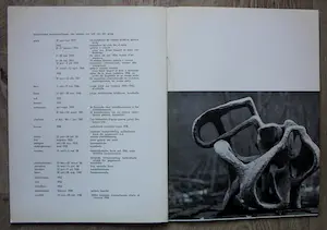 Lotti van der Gaag - tekening in catalogus Stedelijk Museum Amsterdam - 1962 kopen? Bied vanaf 75!