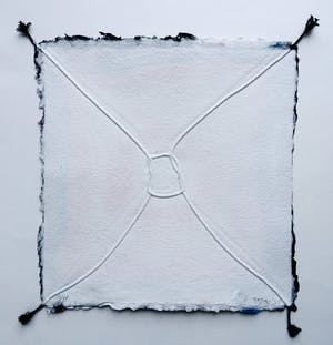 Shinkichi Tajiri - aquagravure ’Knoop’ - minimalistisch en kleurrijk - 1993- oplage 35 kopen? Bied vanaf 375!