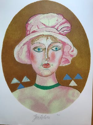 Franco Gentilini - Originele kleurenlitho - 32/125 - Gesigneerd kopen? Bied vanaf 1!