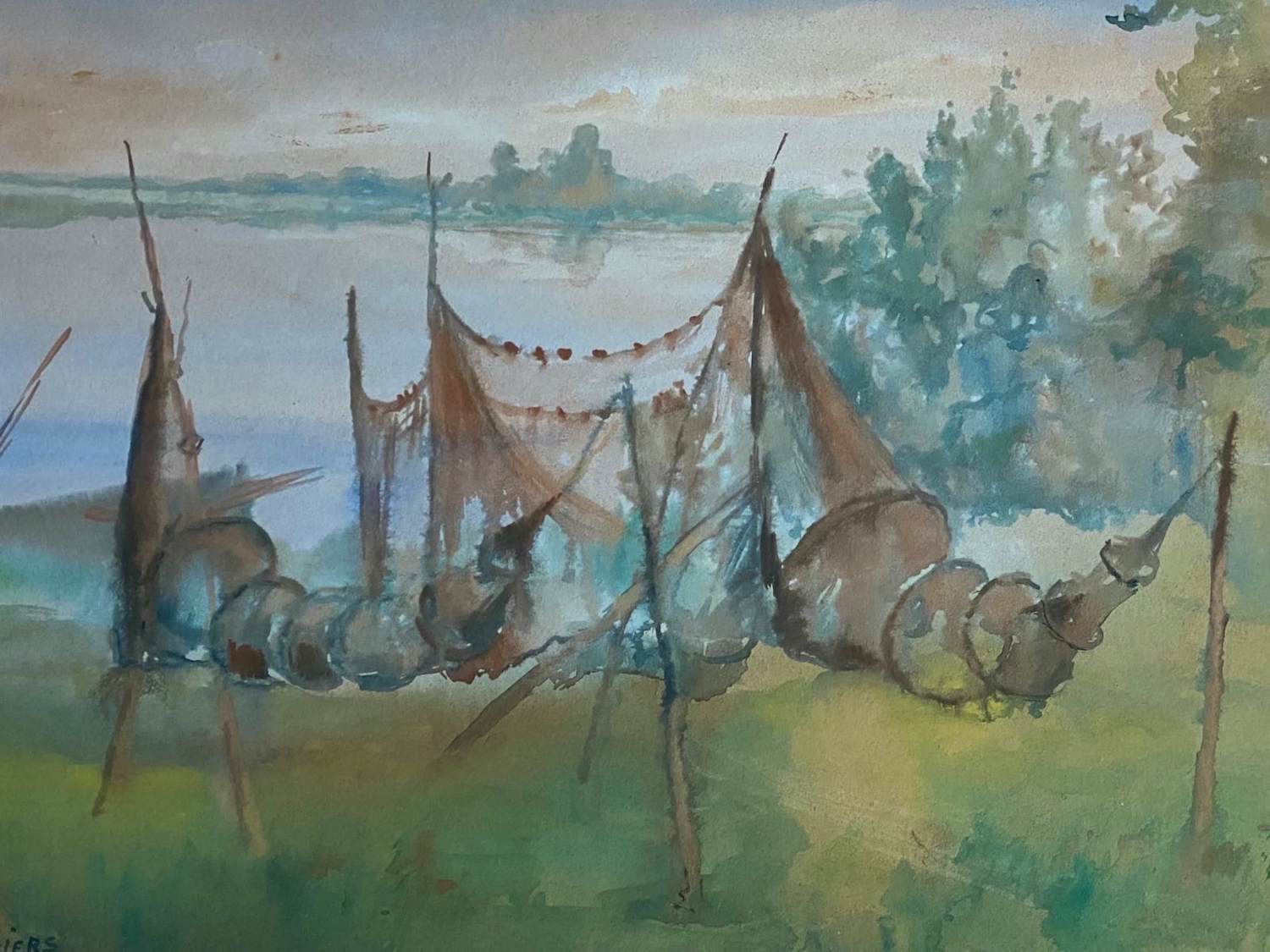 Piet Zwiers - Drogende fuiken kopen? Bied vanaf 100!