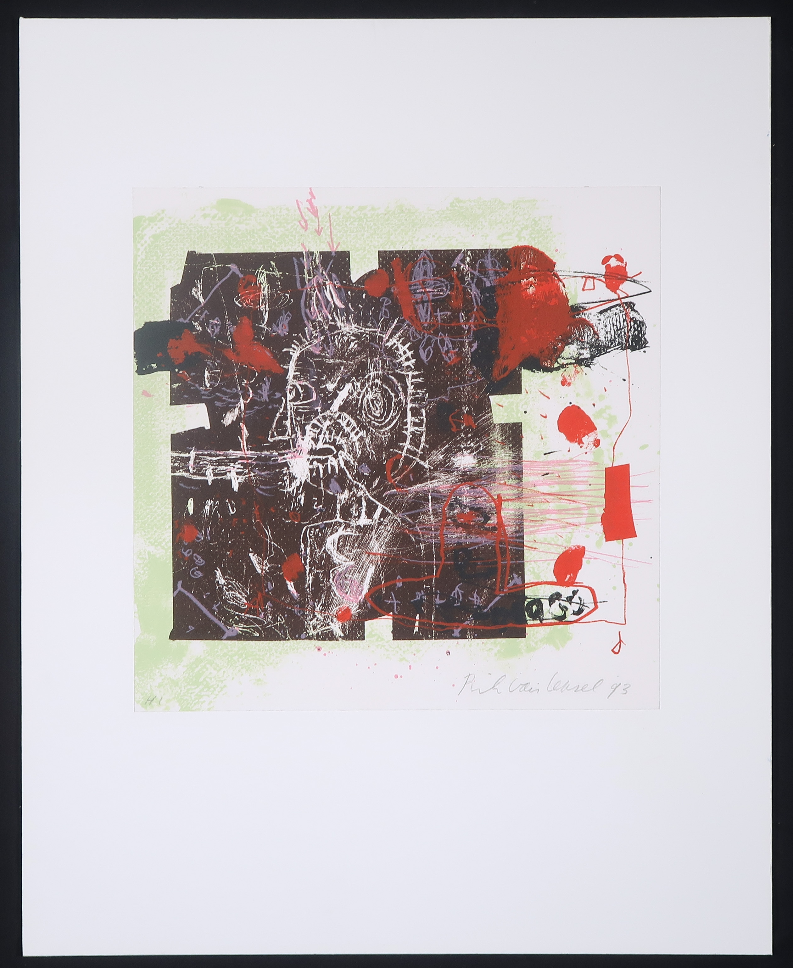 Rik van Iersel - Litho, Zonder titel kopen? Bied vanaf 1!