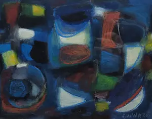 Frans de Wit - Abstracte compositie kopen? Bied vanaf 125!