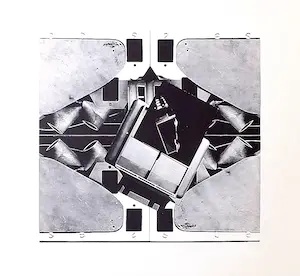 Hans Salentin - Very rare large contemporary screenprint - no title. kopen? Bied vanaf 1!