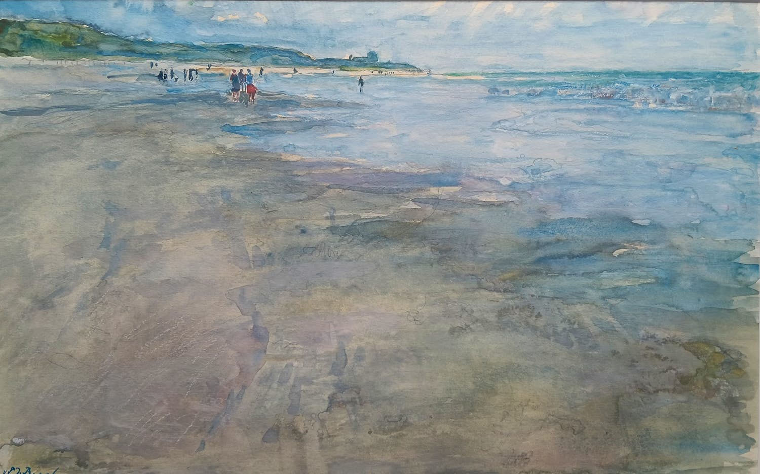 Piet van Boxel - Flaneren aan het Noordzee strand kopen? Bied vanaf 150!