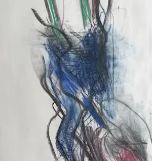 Ger Lataster - gemengde techniek op papier | 'Zonder titel' | 1986 (INGELIJST) kopen? Bied vanaf 750!