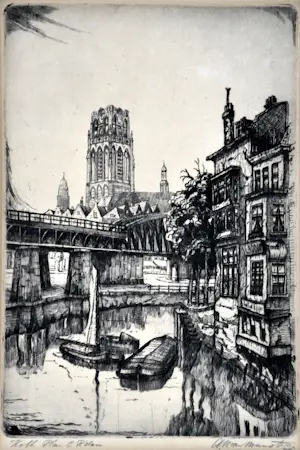 A.W. van Munster - Kolk Plan C R'dam - 091-AM - Vooroorlogs Rotterdam kopen? Bied vanaf 35!