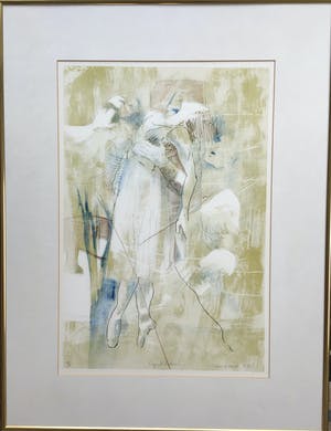 Hans Vanhorck - 2 zeefdrukken, Rencontre en Seduction, hand gesigneerd en ingelijst kopen? Bied vanaf 1!