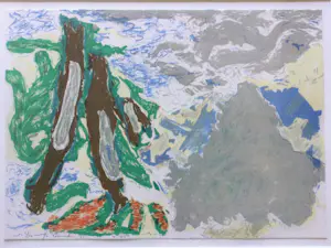 Jan Commandeur - "N-OOST" | kleuren litho (2/70) - ingelijst kopen? Bied vanaf 50!