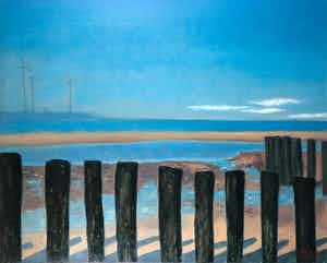 Valentin Bakardjiev - Olieverf op doek, Early Spring in Zeeland II (Groot) verkocht voor € 100!