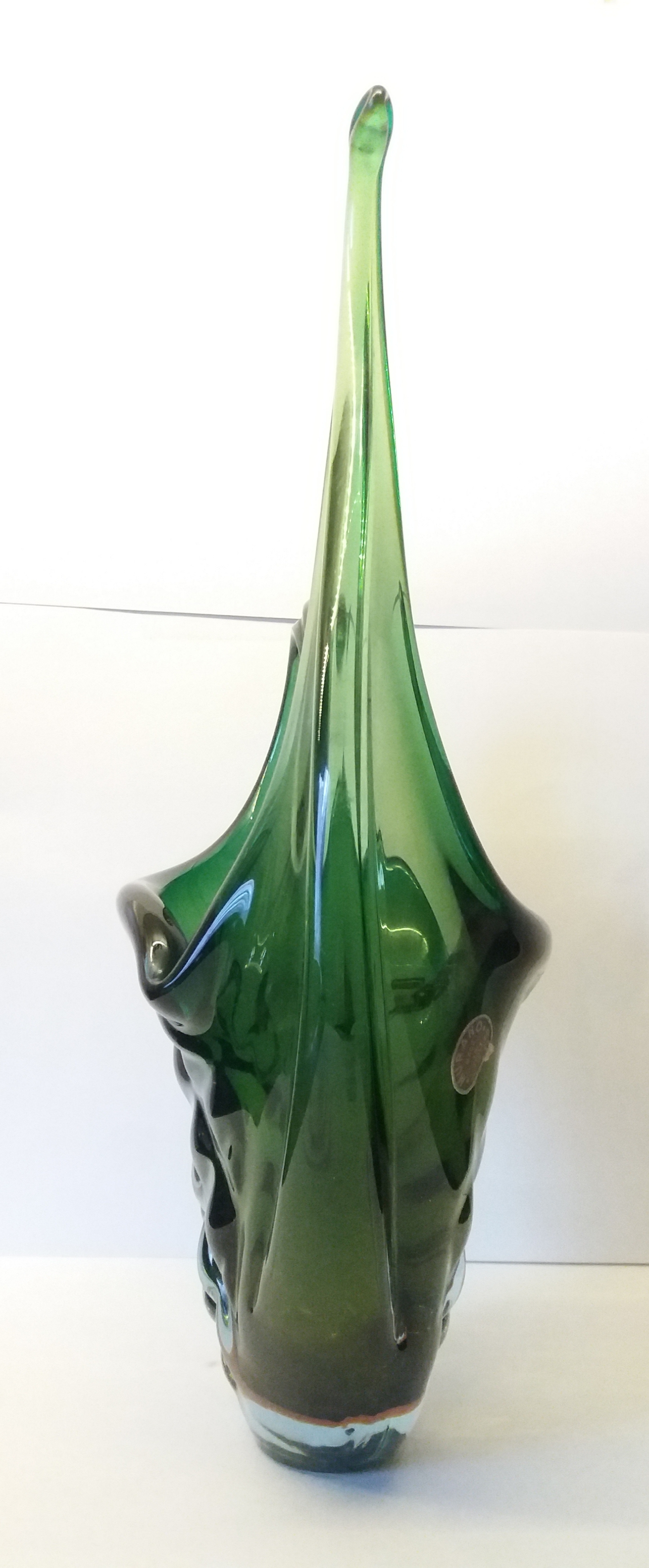 Niet of onleesbaar gesigneerd - Groene Murano Made in italie Glass kopen? Bied vanaf 1!