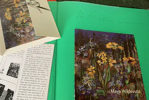 Maya Wildevuur - Veld met bloemen (GEEN BEZORGKOSTEN) kopen? Bied vanaf 750!