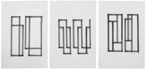 Siep van den Berg - Lot van drie abstracte composities kopen? Bied vanaf 1!