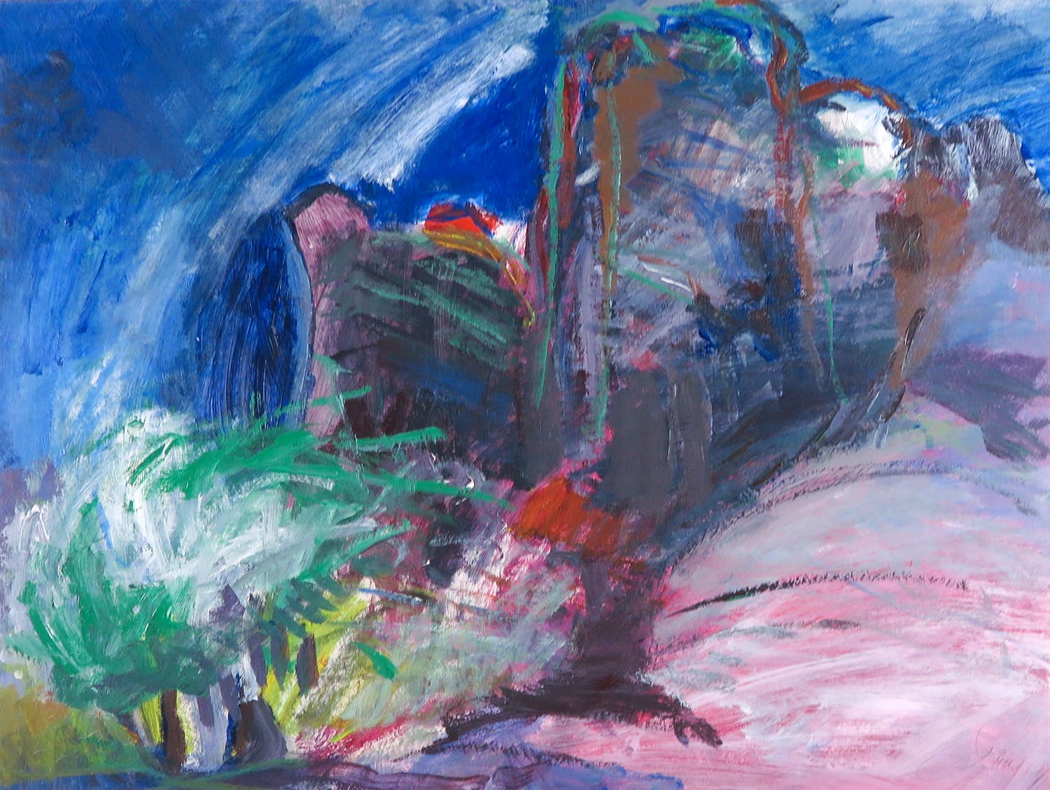 Franscz Witte - Gemengde techniek op papier, Zonder titel kopen? Bied vanaf 1!