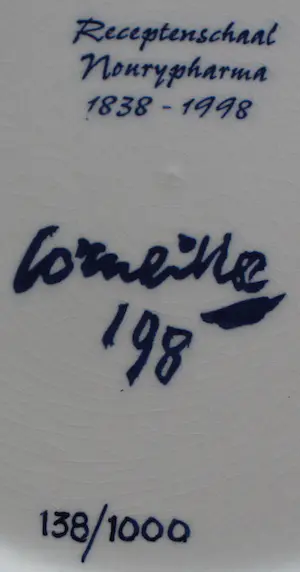 Corneille - Aardewerken schaal, geel - 1998 kopen? Bied vanaf 99!