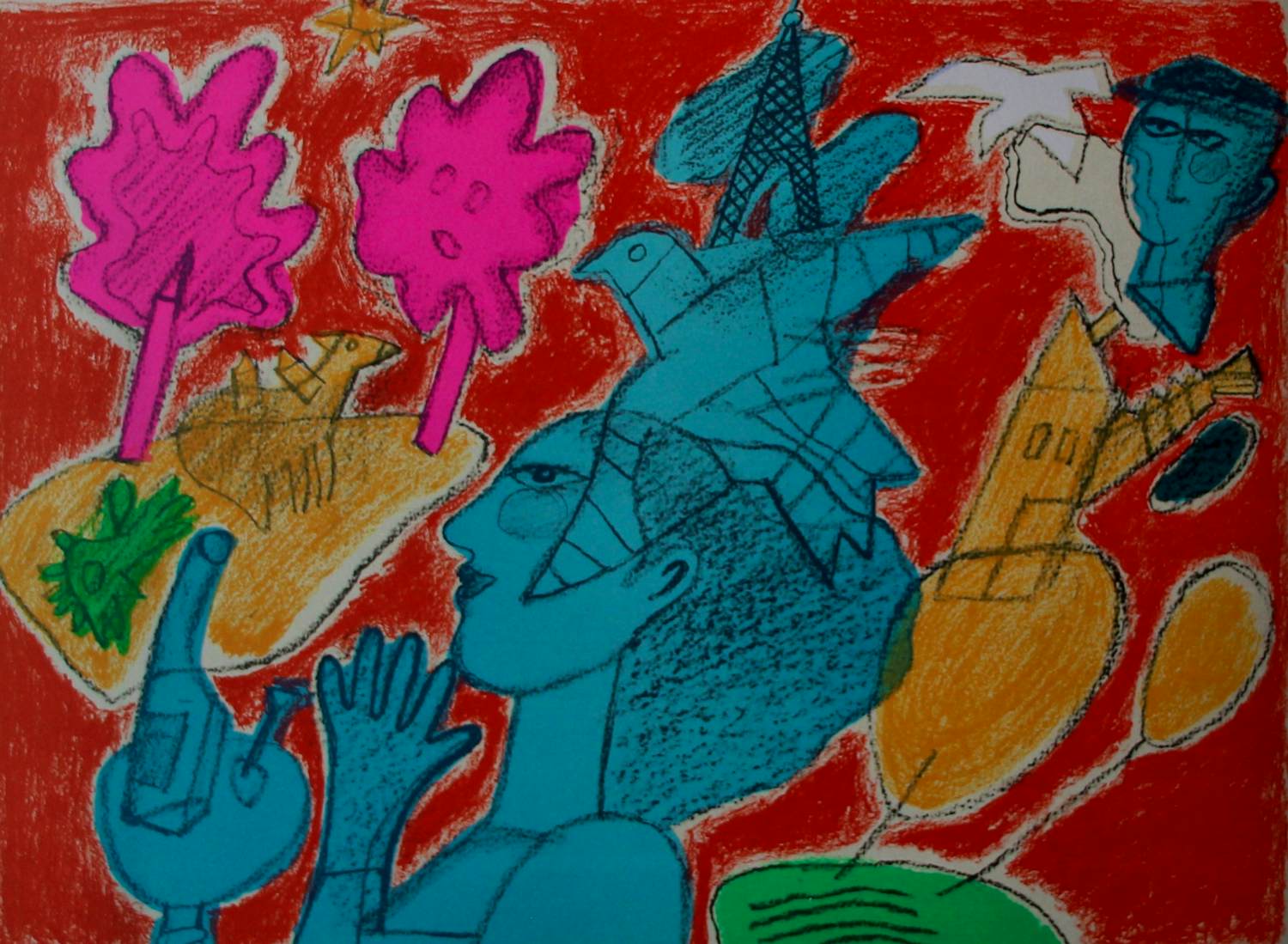 Corneille - Litho: La chanson du mal-aimé - 1989 kopen? Bied vanaf 250!