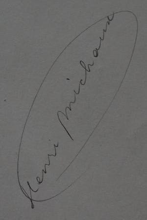 Henri Michaux - Litho: Composition Pyramideal kopen? Bied vanaf 250!