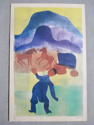 Hendrik Werkman - Chassidische Legenden Suite 1 en 2 - 20 reproducties met boek kopen? Bied vanaf 75!