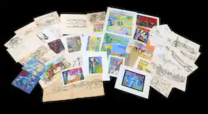 Joe Wols - Lot van 55 werken op papier verkauft für € 60!