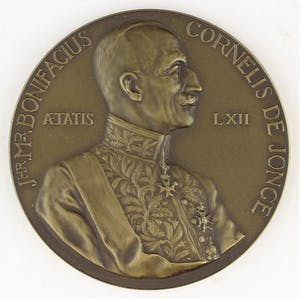 Oswald Wenckebach - Bronzen penning: Jhr. Mr. B.C. De Jonge, 1937 kopen? Bied vanaf 50!
