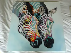 Niet of onleesbaar gesigneerd - Titel mogelijk maar niet bekend bij mij ( 2 zebra's) kopen? Bied vanaf 1!