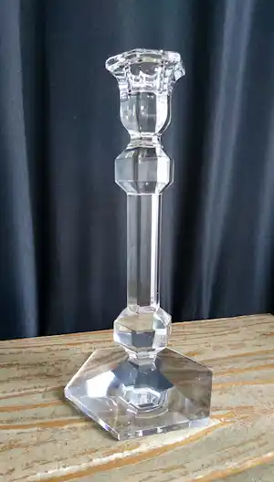Val-Saint-Lambert - Kristallen kandelaar "Galatée" verkocht voor € 15!