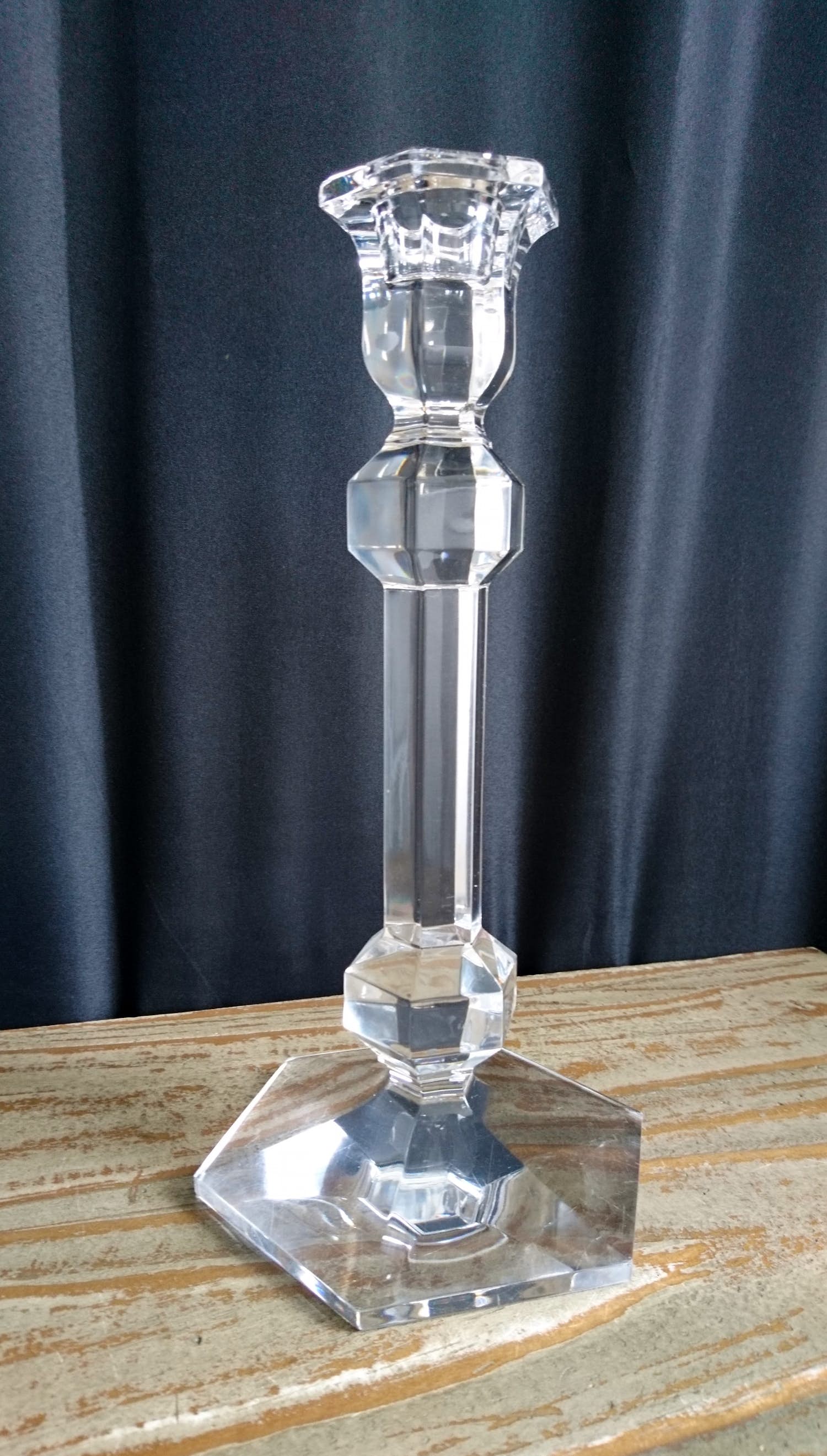 Val-Saint-Lambert - Kristallen kandelaar "Galatée" verkocht voor € 1!