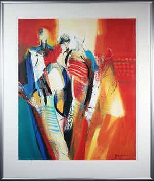 Peter Meijer - Zeefdruk, Pascalle - Ingelijst (Groot) verkocht voor € 100!