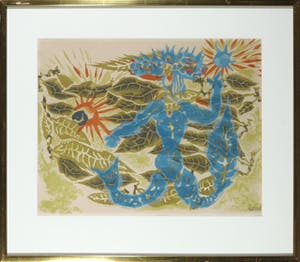 Jean Lurcat - Litho, Zonder titel - Ingelijst kopen? Bied vanaf 50!