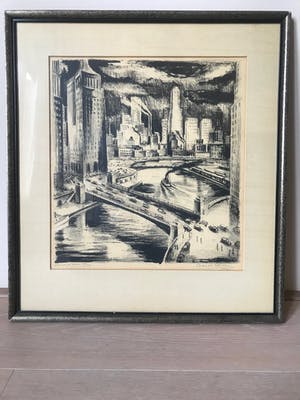 Adriaan Lubbers - Chicago River kopen? Bied vanaf 300!
