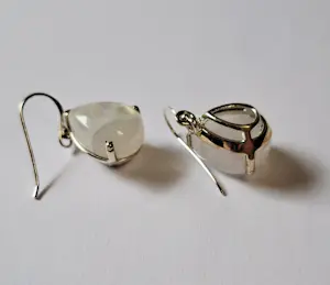 Nieuwe zilveren oorbellen met  Regenboogmaansteen kopen? Bied vanaf 70!