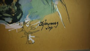 Ab Jongmans - olieverf op board kopen? Bied vanaf 1!