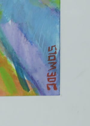 Joe Wols - Acryl op papier, Haute Alpes kopen? Bied vanaf 1!