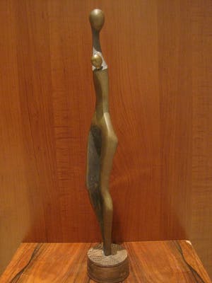 Brons (Onbekend) - Een moeder met haar kindje. kopen? Bied vanaf 85!