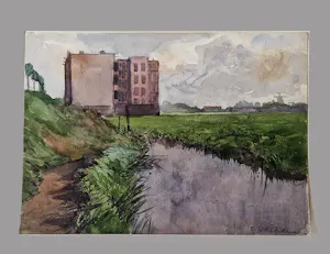 Willem Frederik Andrea - een omstreeks 1920 geschilderd Aquarel "landschap nabij Zaandam" kaufen? Bieten Sie von 62!