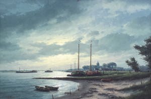 Herman Wijngaard - C4014 - Boten aan de IJssel kopen? Bied vanaf 700!