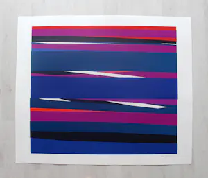 Philippe Morisson - "Distances" - Farbserigraphie - signiert - Auflage von 175 kopen? Bied vanaf 120!