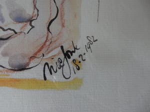 Nic Jonk - zittend naakt kopen? Bied vanaf 40!