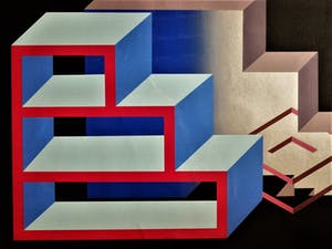 Michael Challenger - Intrigerende Unica OP-Art Lithografie "August in Tooley street" AP exemplaar! kopen? Bied vanaf 25!