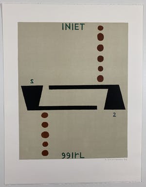 Reinier Lucassen - Kleurenlitho - zonder titel - 1992 kopen? Bied vanaf 150!