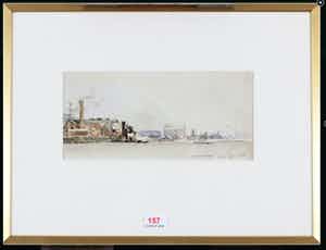 Johan Hendrik van Mastenbroek - Near Greenwich verkocht voor € 575!