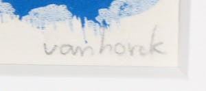 Hans Vanhorck - Zeefdruk, Zonder titel - Ingelijst (Groot) kopen? Bied vanaf 35!