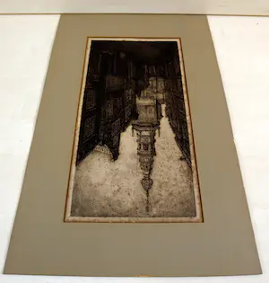 Niet of onleesbaar gesigneerd - Stadsgezicht kopen? Bied vanaf 1!