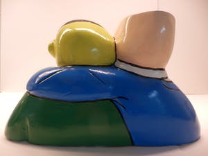 Herman Brood - Sculptuur FOR EVER----- ZEER GROOT!! BREED 34 CM!!!!! kopen? Bied vanaf 225!