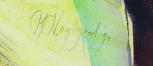 Marjan Nagtegaal - Gemengde techniek op papier, Zonder Titel - Ingelijst kopen? Bied vanaf 1!