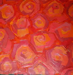 Rene Rietmeyer - acryl op doek, gesign l.o. + verso +'97 verkauft für € 349!