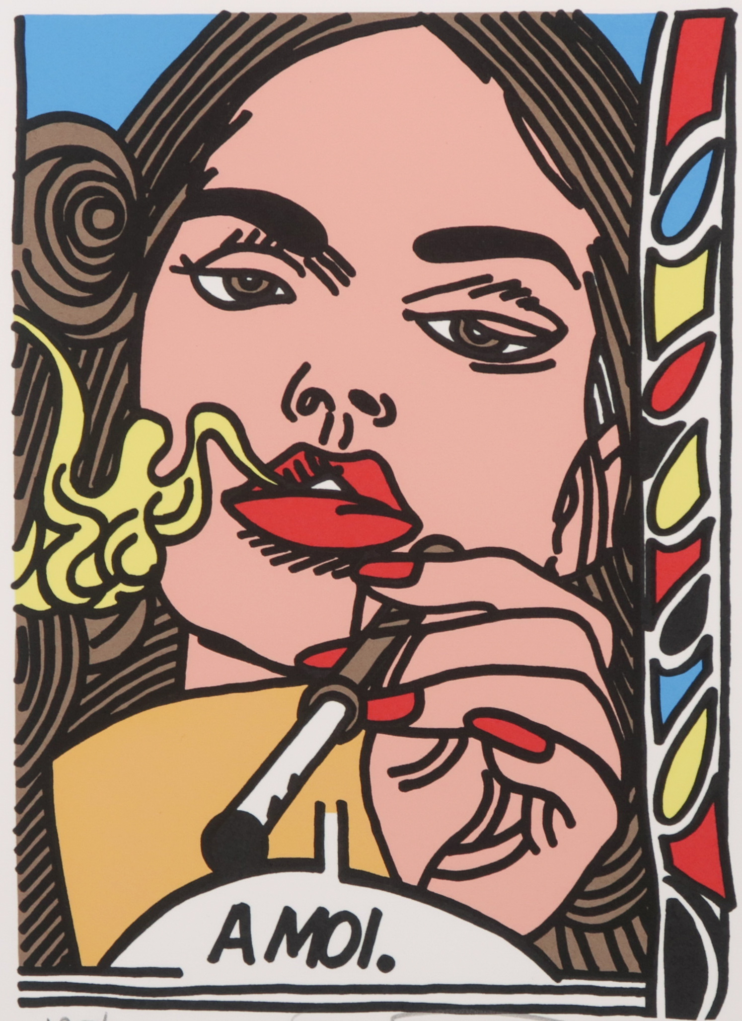 Erro - Zeefdruk, A moi verkocht voor € 50!