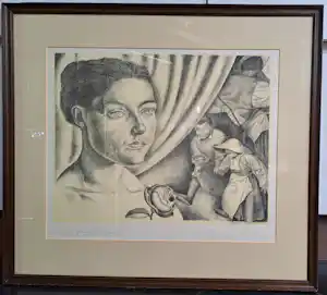 Gustave Van de Woestijne - De dorpskermis (of Meisje met roos) verkauft für € 200!
